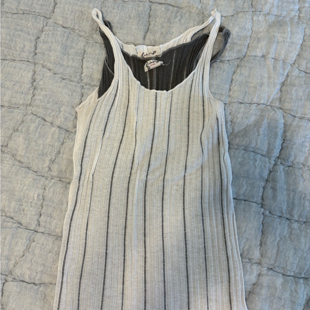 Striped Sleeveless tank free people
